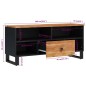 vidaXL TV-Schrank 100x33x46 cm Massivholz Akazie & Holzwerkstoff vidaXL TV-Schrank 100x33x46 cm Massivholz Akazie & Holzwerkstoff