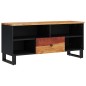 vidaXL TV-Schrank 100x33x46 cm Massivholz Akazie & Holzwerkstoff vidaXL TV-Schrank 100x33x46 cm Massivholz Akazie & Holzwerkstoff
