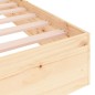 vidaXL Massivholzbett 135x190 cm vidaXL Massivholzbett 135x190 cm