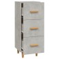 vidaXL Sideboard Betongrau 34,5x34x90 cm Holzwerkstoff vidaXL Sideboard Betongrau 34,5x34x90 cm Holzwerkstoff