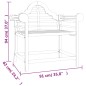 vidaXL Gartenstühle 2 Stk. 91x62x94 cm Massivholz Teak vidaXL Gartenstühle 2 Stk. 91x62x94 cm Massivholz Teak