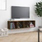 vidaXL Bücherregal/TV-Schrank Räuchereiche 143x30x36 cm Holzwerkstoff vidaXL Bücherregal/TV-Schrank Räuchereiche 143x30x36 cm Holzwerkstoff