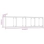 vidaXL Bücherregal/TV-Schrank Räuchereiche 143x30x36 cm Holzwerkstoff vidaXL Bücherregal/TV-Schrank Räuchereiche 143x30x36 cm Holzwerkstoff