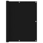 vidaXL Balkon-Sichtschutz Schwarz 120x600 cm Oxford-Gewebe vidaXL Balkon-Sichtschutz Schwarz 120x600 cm Oxford-Gewebe