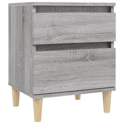 vidaXL Nachttisch Grau Sonoma 40x35x50 cm