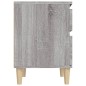 vidaXL Nachttisch Grau Sonoma 40x35x50 cm vidaXL Nachttisch Grau Sonoma 40x35x50 cm