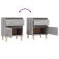 vidaXL Nachttisch Grau Sonoma 40x35x50 cm vidaXL Nachttisch Grau Sonoma 40x35x50 cm