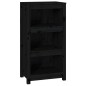 vidaXL Bücherregal Schwarz 50x35x97 cm Massivholz Kiefer vidaXL Bücherregal Schwarz 50x35x97 cm Massivholz Kiefer