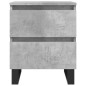 vidaXL Nachttische 2 Stk. Betongrau 40x35x50 cm Holzwerkstoff vidaXL Nachttische 2 Stk. Betongrau 40x35x50 cm Holzwerkstoff