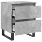 vidaXL Nachttische 2 Stk. Betongrau 40x35x50 cm Holzwerkstoff vidaXL Nachttische 2 Stk. Betongrau 40x35x50 cm Holzwerkstoff
