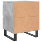 vidaXL Nachttische 2 Stk. Betongrau 40x35x50 cm Holzwerkstoff vidaXL Nachttische 2 Stk. Betongrau 40x35x50 cm Holzwerkstoff