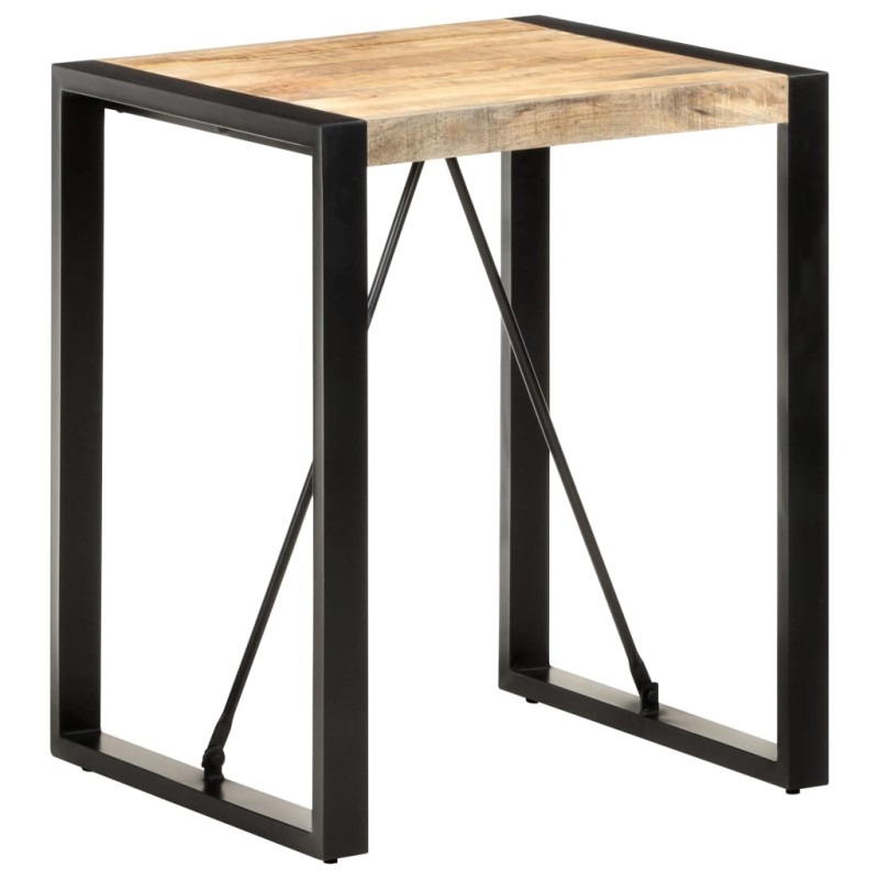 vidaXL Esstisch 60x60x75 cm Raues Mango-Massivholz vidaXL Esstisch 60x60x75 cm Raues Mango-Massivholz