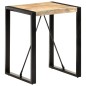 vidaXL Esstisch 60x60x75 cm Raues Mango-Massivholz vidaXL Esstisch 60x60x75 cm Raues Mango-Massivholz