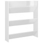 vidaXL Wand-Schuhschrank Hochglanz-Weiß 80x18x90 cm Holzwerkstoff vidaXL Wand-Schuhschrank Hochglanz-Weiß 80x18x90 cm Holzwerkstoff