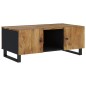 vidaXL Couchtisch 100x54x40 cm Massivholz Mango & Holzwerkstoff vidaXL Couchtisch 100x54x40 cm Massivholz Mango & Holzwerkstoff