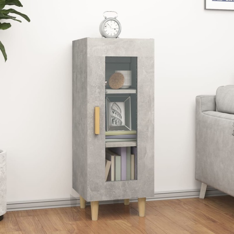 vidaXL Sideboard Betongrau 34,5x34x90 cm Holzwerkstoff vidaXL Sideboard Betongrau 34,5x34x90 cm Holzwerkstoff