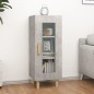 vidaXL Sideboard Betongrau 34,5x34x90 cm Holzwerkstoff vidaXL Sideboard Betongrau 34,5x34x90 cm Holzwerkstoff