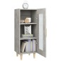 vidaXL Sideboard Betongrau 34,5x34x90 cm Holzwerkstoff vidaXL Sideboard Betongrau 34,5x34x90 cm Holzwerkstoff