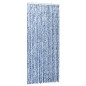 vidaXL Insektenschutz-Vorhang Blau Weiß Silbern 100x220cm Chenille vidaXL Insektenschutz-Vorhang Blau Weiß Silbern 100x220cm Chenille