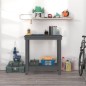 vidaXL Werkbank Grau 80x50x80 cm Massivholz Kiefer vidaXL Werkbank Grau 80x50x80 cm Massivholz Kiefer