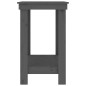 vidaXL Werkbank Grau 80x50x80 cm Massivholz Kiefer vidaXL Werkbank Grau 80x50x80 cm Massivholz Kiefer
