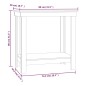 vidaXL Werkbank Grau 80x50x80 cm Massivholz Kiefer vidaXL Werkbank Grau 80x50x80 cm Massivholz Kiefer