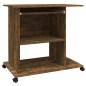 vidaXL Schreibtisch Räuchereiche 80x50x75 cm Holzwerkstoff vidaXL Schreibtisch Räuchereiche 80x50x75 cm Holzwerkstoff