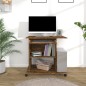 vidaXL Schreibtisch Räuchereiche 80x50x75 cm Holzwerkstoff vidaXL Schreibtisch Räuchereiche 80x50x75 cm Holzwerkstoff