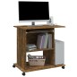 vidaXL Schreibtisch Räuchereiche 80x50x75 cm Holzwerkstoff vidaXL Schreibtisch Räuchereiche 80x50x75 cm Holzwerkstoff