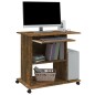 vidaXL Schreibtisch Räuchereiche 80x50x75 cm Holzwerkstoff vidaXL Schreibtisch Räuchereiche 80x50x75 cm Holzwerkstoff