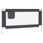 vidaXL Kleinkind-Bettschutzgitter Dunkelgrau 150x25 cm Stoff vidaXL Kleinkind-Bettschutzgitter Dunkelgrau 150x25 cm Stoff