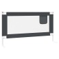 vidaXL Kleinkind-Bettschutzgitter Dunkelgrau 150x25 cm Stoff vidaXL Kleinkind-Bettschutzgitter Dunkelgrau 150x25 cm Stoff