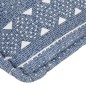 vidaXL Beanbag Indigo Stoff Patchwork vidaXL Beanbag Indigo Stoff Patchwork