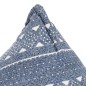 vidaXL Beanbag Indigo Stoff Patchwork vidaXL Beanbag Indigo Stoff Patchwork