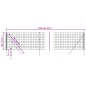 vidaXL Maschendrahtzaun Anthrazit 1x10 m Verzinkter Stahl vidaXL Maschendrahtzaun Anthrazit 1x10 m Verzinkter Stahl