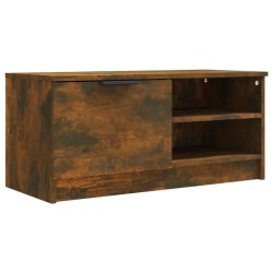 vidaXL TV-Schrank Räuchereiche 80x35x36,5 cm Holzwerkstoff