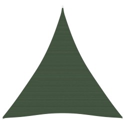 vidaXL Sonnensegel 160 g/m² Dunkelgrün 4x5x5 m HDPE