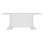 vidaXL Couchtisch Weiß 103,5x60x40 cm Holzwerkstoff vidaXL Couchtisch Weiß 103,5x60x40 cm Holzwerkstoff