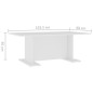 vidaXL Couchtisch Weiß 103,5x60x40 cm Holzwerkstoff vidaXL Couchtisch Weiß 103,5x60x40 cm Holzwerkstoff