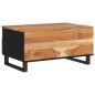 vidaXL Couchtisch 80x54x40 cm Massivholz Akazie & Holzwerkstoff vidaXL Couchtisch 80x54x40 cm Massivholz Akazie & Holzwerkstoff