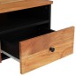 vidaXL Couchtisch 80x54x40 cm Massivholz Akazie & Holzwerkstoff vidaXL Couchtisch 80x54x40 cm Massivholz Akazie & Holzwerkstoff