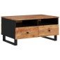 vidaXL Couchtisch 80x54x40 cm Massivholz Akazie & Holzwerkstoff vidaXL Couchtisch 80x54x40 cm Massivholz Akazie & Holzwerkstoff
