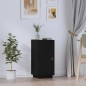 vidaXL Sideboard Schwarz 34x40x75 cm Massivholz Kiefer vidaXL Sideboard Schwarz 34x40x75 cm Massivholz Kiefer