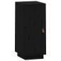 vidaXL Sideboard Schwarz 34x40x75 cm Massivholz Kiefer vidaXL Sideboard Schwarz 34x40x75 cm Massivholz Kiefer