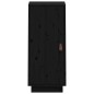 vidaXL Sideboard Schwarz 34x40x75 cm Massivholz Kiefer vidaXL Sideboard Schwarz 34x40x75 cm Massivholz Kiefer