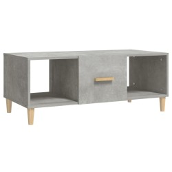 vidaXL Couchtisch Betongrau 102x50x40 cm Holzwerkstoff