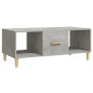 vidaXL Couchtisch Betongrau 102x50x40 cm Holzwerkstoff vidaXL Couchtisch Betongrau 102x50x40 cm Holzwerkstoff