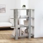 vidaXL Bücherregal/Raumteiler Betongrau 100x30x123,5 cm vidaXL Bücherregal/Raumteiler Betongrau 100x30x123,5 cm