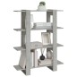 vidaXL Bücherregal/Raumteiler Betongrau 100x30x123,5 cm vidaXL Bücherregal/Raumteiler Betongrau 100x30x123,5 cm