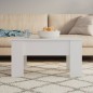vidaXL Couchtisch Weiß 79x49x41 cm Holzwerkstoff vidaXL Couchtisch Weiß 79x49x41 cm Holzwerkstoff